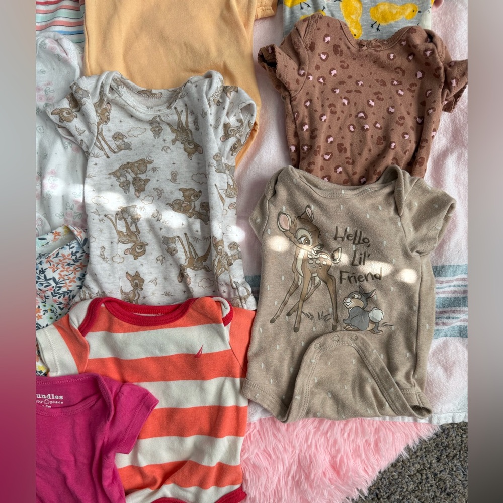 Assorted Baby Onesies Set x17 +1 short 0-3 months - Picture 3 of 6